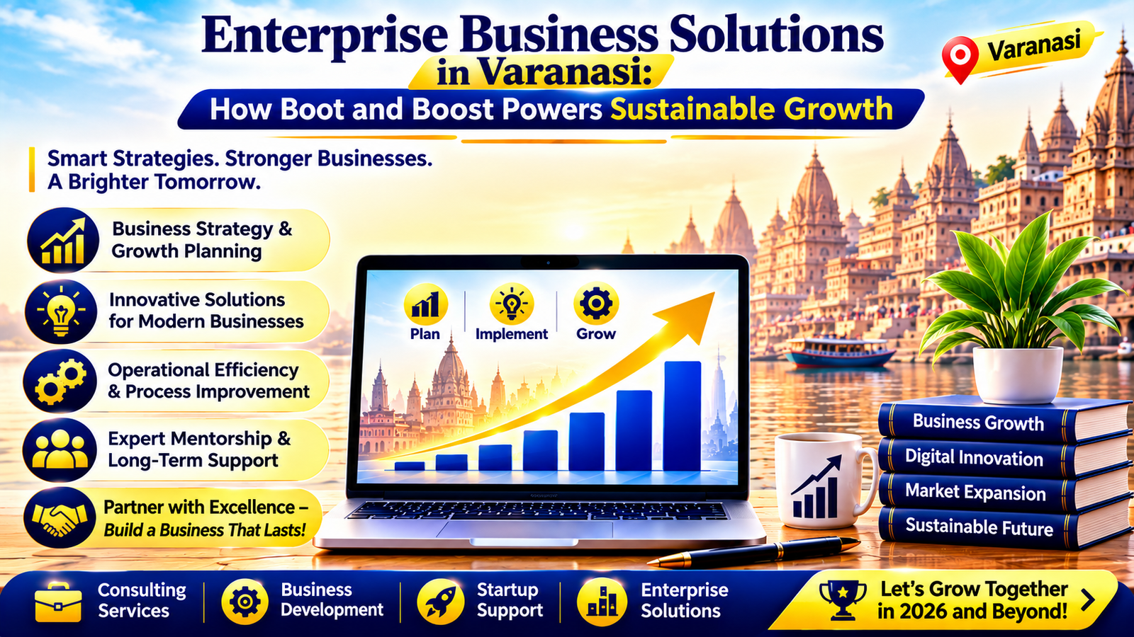 Enterprise Business Solutions in Varanasi: How Boot and Boost Powers Sustainable Growth