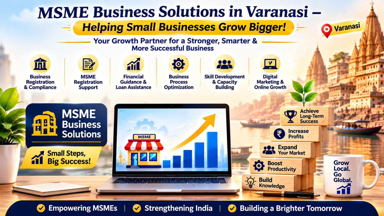 MSME Business Solutions in Varanasi – Helping Small Businesses Grow Bigger!