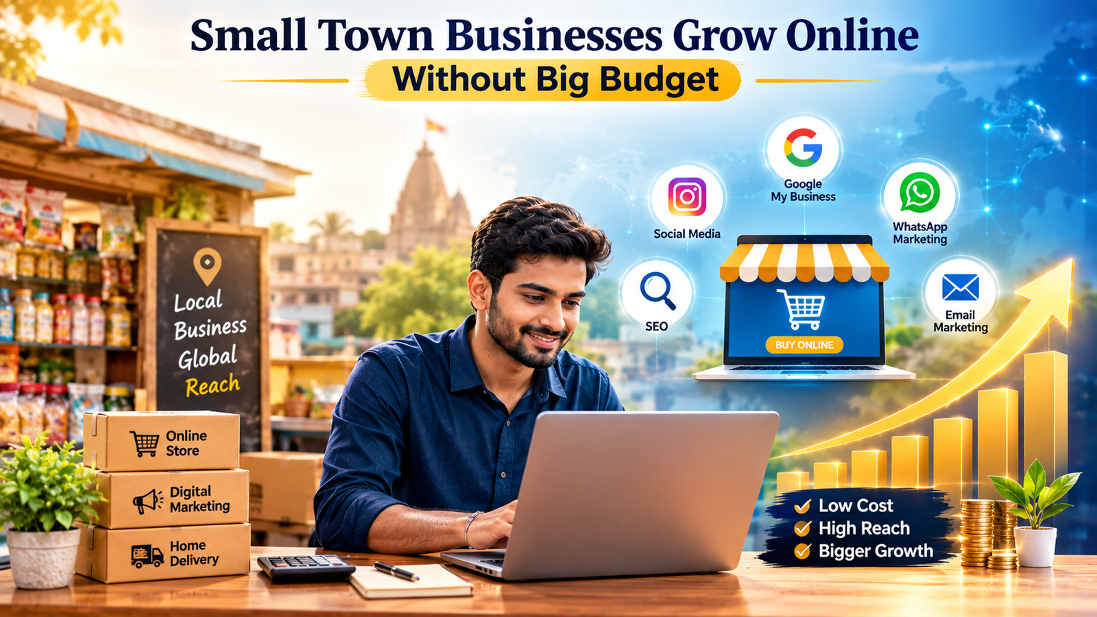 Small Town Businesses Grow Online Without Big Budget